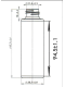 Флакон FVP3-100