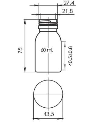 Флакон BVP-60