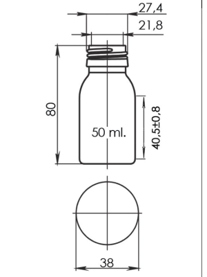 Флакон BVP-50