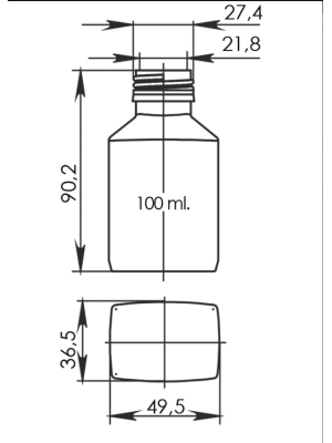 Флакон BVP1-100