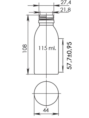 Флакон BVP-115/1