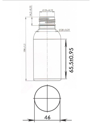 Флакон BVP-125