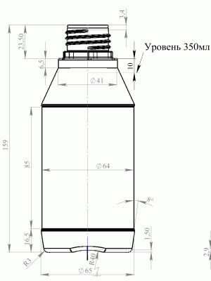 Флакон на 350 мл.